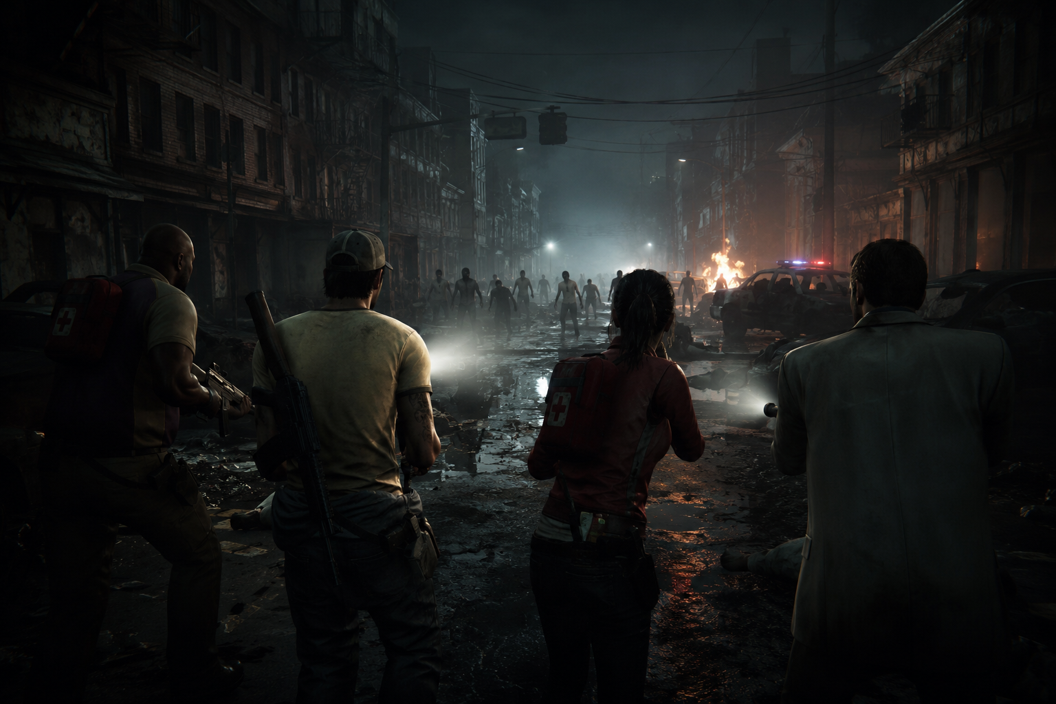 Illustration évocatrice de Left 4 Dead